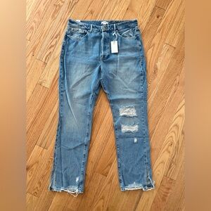 Brand new with tags! Good American Good Boy Straight Leg Jeans, Size 15